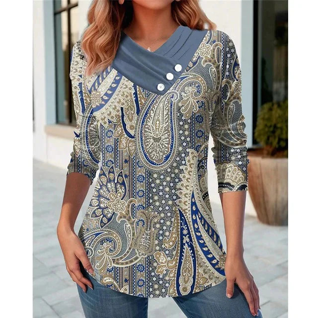 Dames Shirt Lange Mouwen Comfortabel Casual