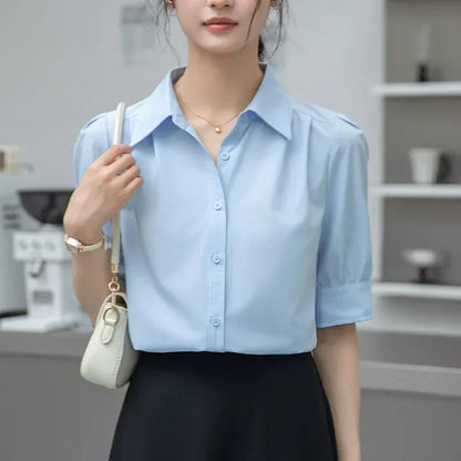 Vrouwelijke Zomer Blouse Elegant Formeel