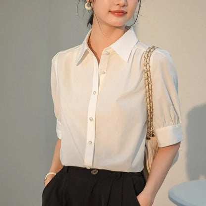 Vrouwelijke Zomer Blouse Elegant Formeel