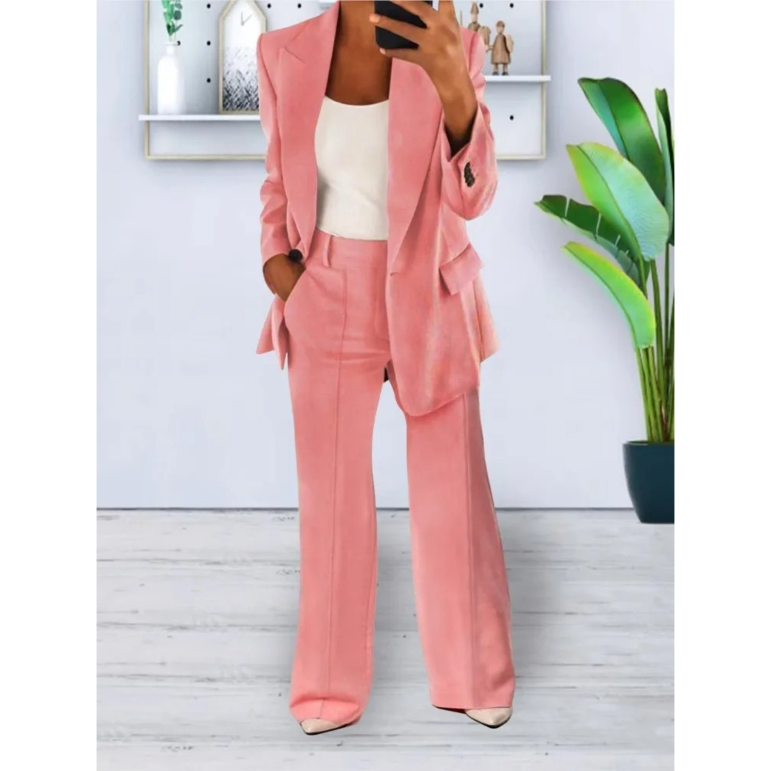 Damespak Blazer en Broek Business Stijl - StudioMarella