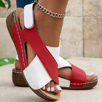 Sandalen met Sleehak Sierlijk Zomer Comfortabel