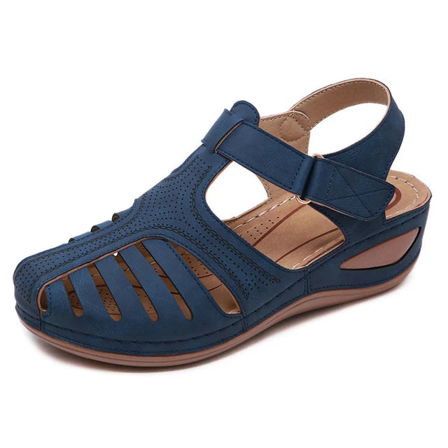 Vrouwensandalen met Lage Hakken Zomercollectie