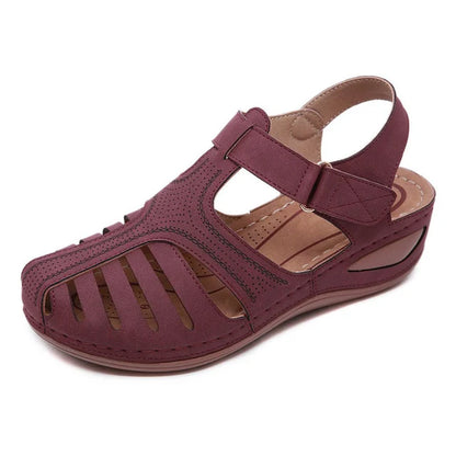 Vrouwensandalen met Lage Hakken Zomercollectie
