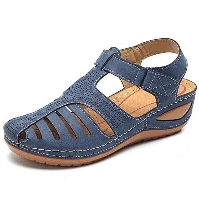 Dames Sandalen Zomer Luxe Leer