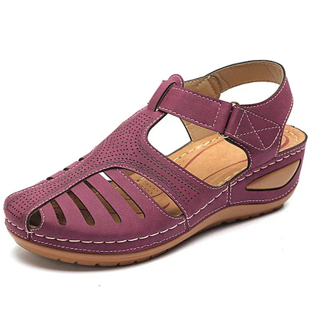 Dames Sandalen Zomer Luxe Leer