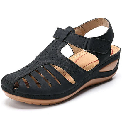 Dames Sandalen Zomer Luxe Leer