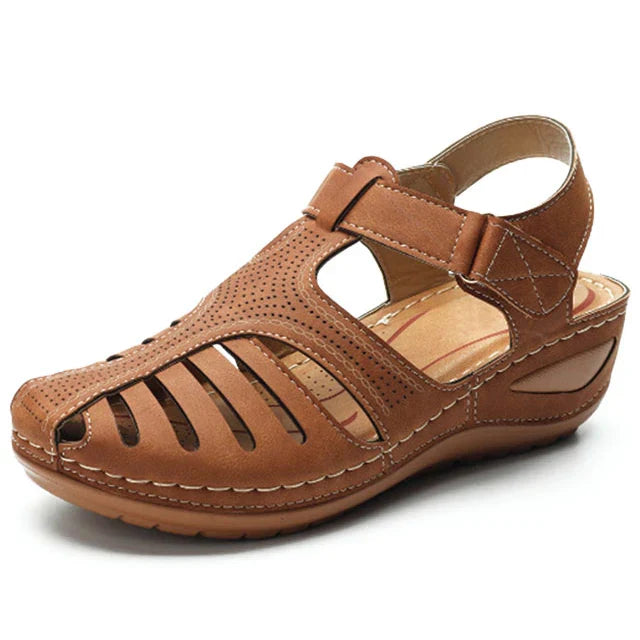 Dames Sandalen Zomer Luxe Leer