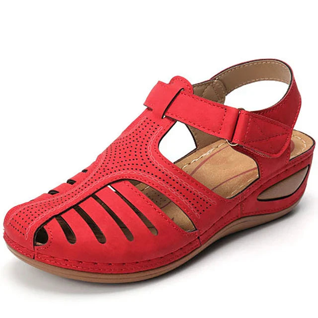 Dames Sandalen Zomer Luxe Leer