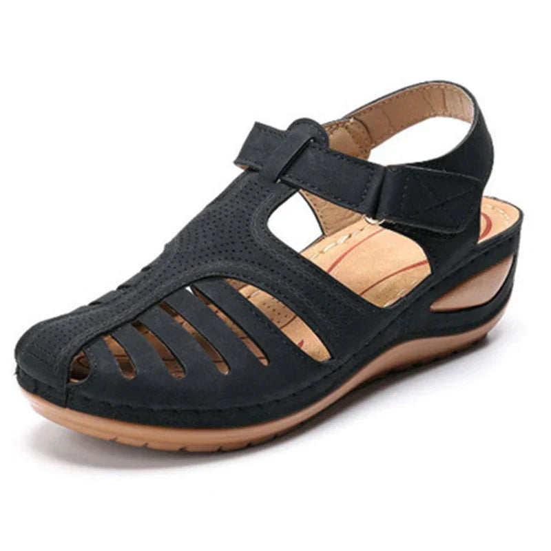 Dames Sandalen Zomer Luxe Leer