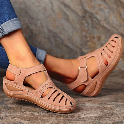Dames Sandalen Zomer Luxe Leer