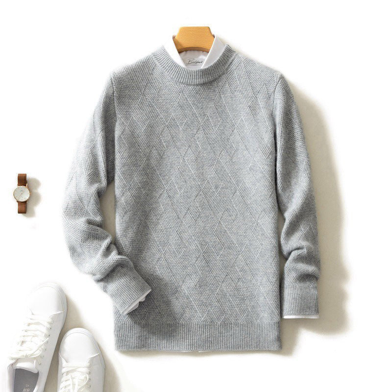 Heren Cashmere Trui Zacht en Warm in Verschillende Kleuren