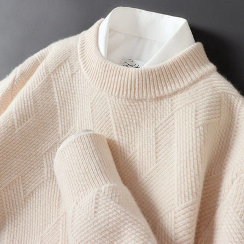 Heren Cashmere Trui Zacht en Warm in Verschillende Kleuren