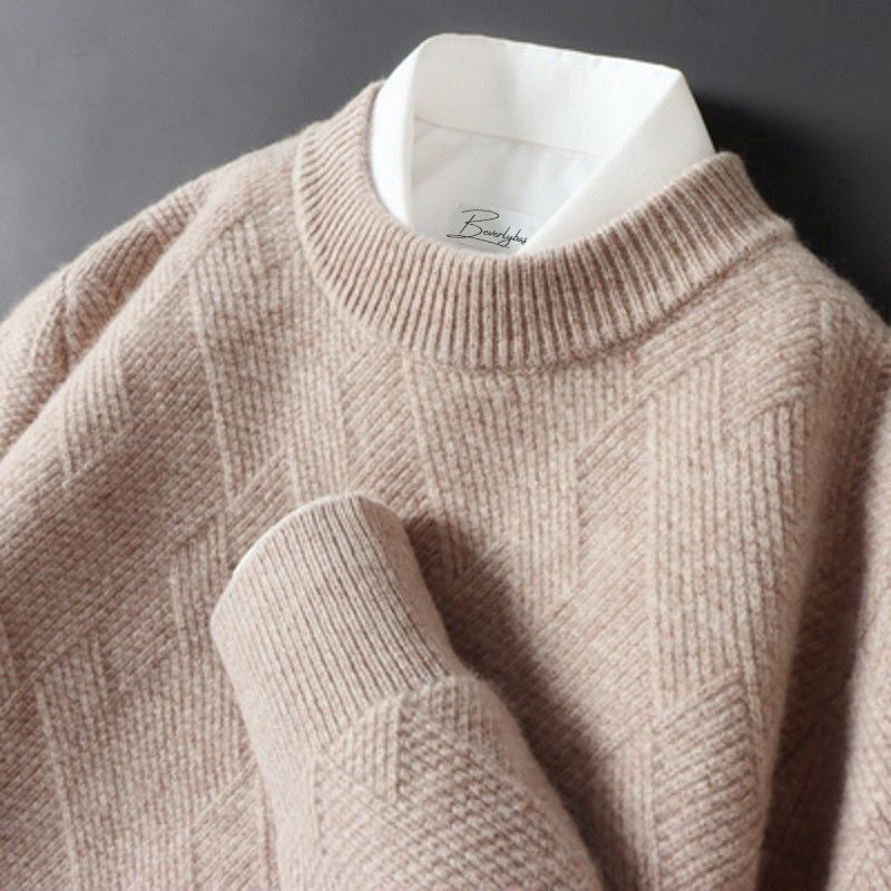 Heren Cashmere Trui Zacht en Warm in Verschillende Kleuren