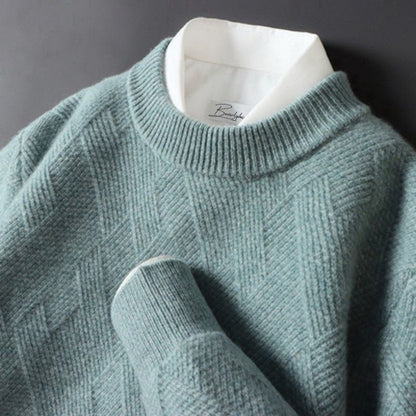 Heren Cashmere Trui Zacht en Warm in Verschillende Kleuren