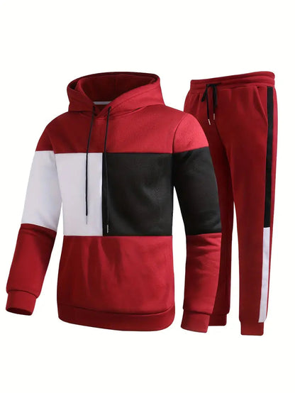 Daniel – block pullover hoodie set 1