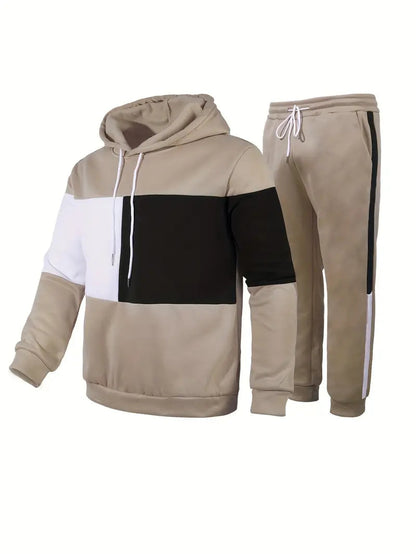 Daniel – block pullover hoodie set 3