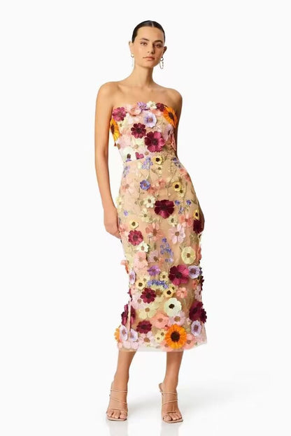 Midi-feestjurk Elegante Jurk voor Vrouw