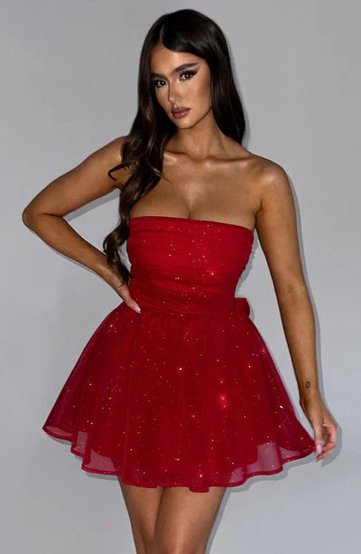Feestelijke Bustier Jurk Mini Daniela