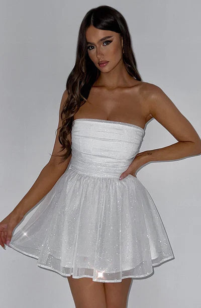Feestelijke Bustier Jurk Mini Daniela