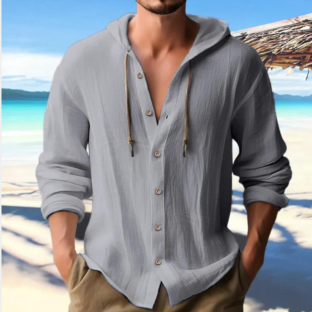 Herenshirt Capuchon Casual Modern Sportief - StudioMarella