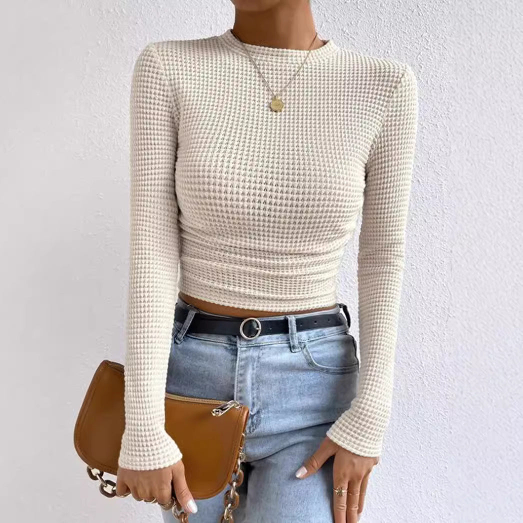 Dames Top Kort Model Lange Mouwen - StudioMarella