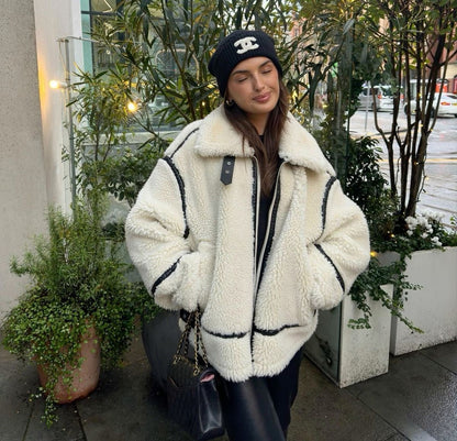 Dames Fleece Jas Warm en Comfortabel voor Winter - StudioMarella