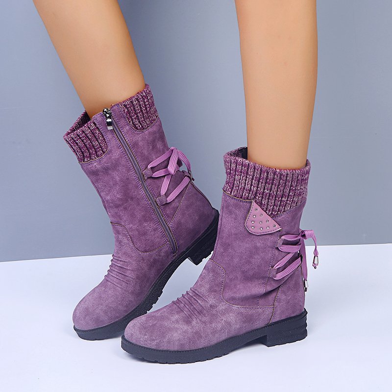 Daria | Winterlaarzen Dames – Gevoerd, Waterafstotend & Comfortabel 3