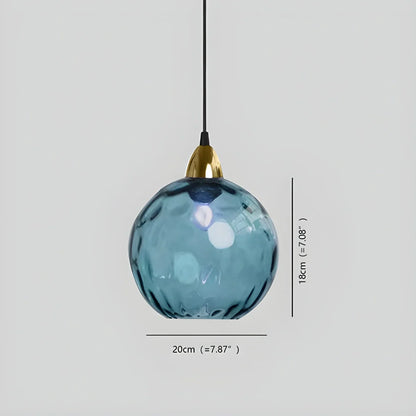 Hanglamp Glas E26 20 cm Grijs Eettafel Woonkamer Slaapkamer Rookglas Bollamp Pendellamp Sfeerverlichting