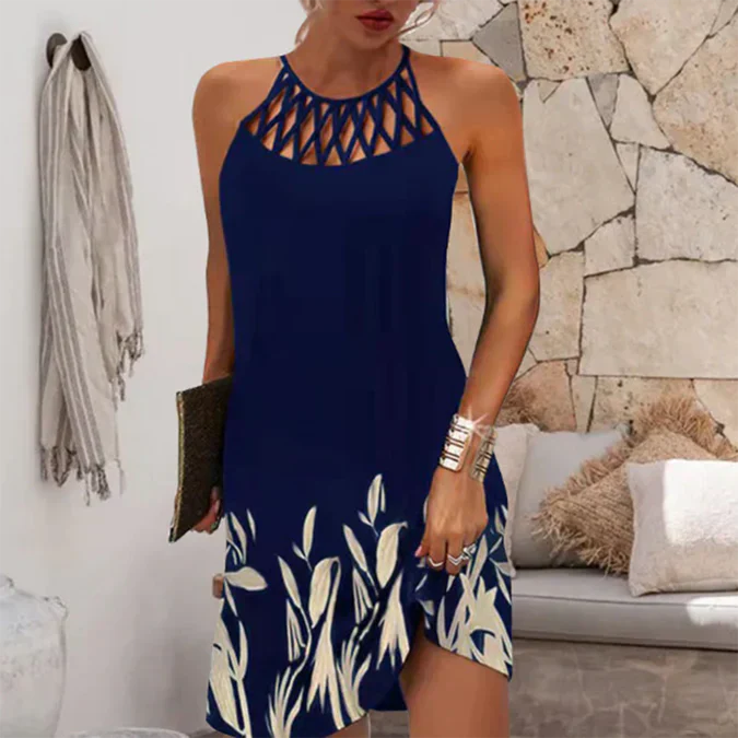 Korte Zomerjurk Mini Elegante Jurk voor Vrouw