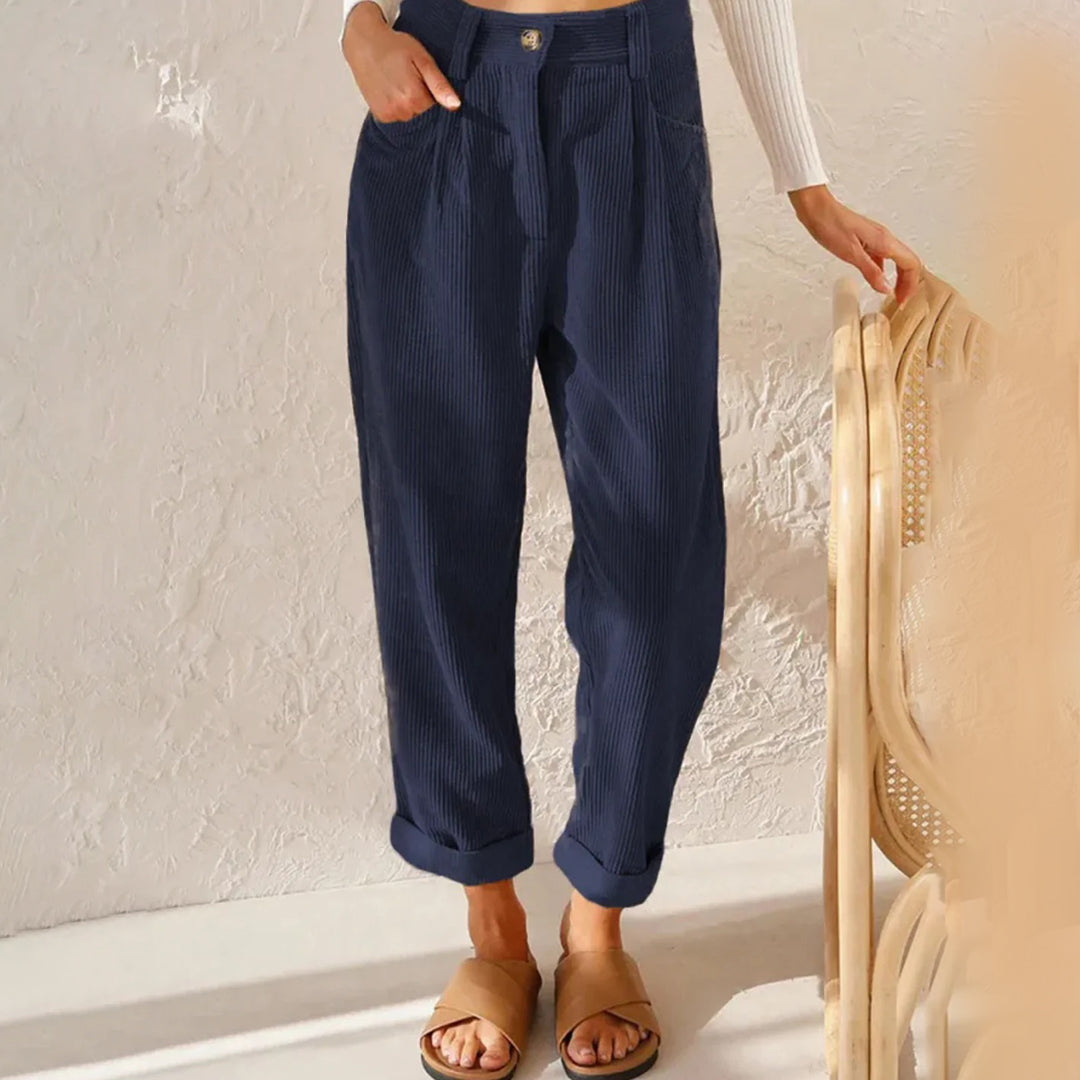 Dames Broek Linnen Look Zomerkleding Casual