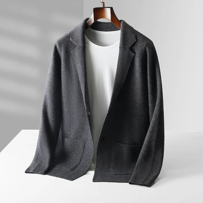 Donkergrijze Fleece Vest voor Heren
