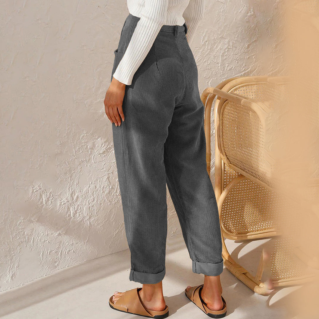 Dames Broek Linnen Look Zomerkleding Casual