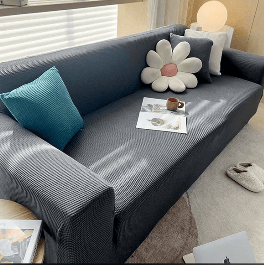 Bankbeschermer met Antislip – Luxe Geribde Bankhoes voor Bescherming & Comfort