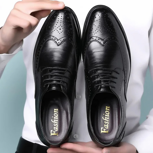 Heren Kostuumschoenen Elegante Stijl Comfortabel Leer - StudioMarella