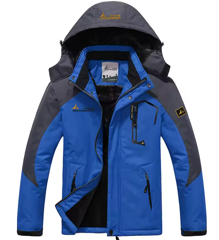 Ski Jas Waterdicht met Cappuccio voor Mannen