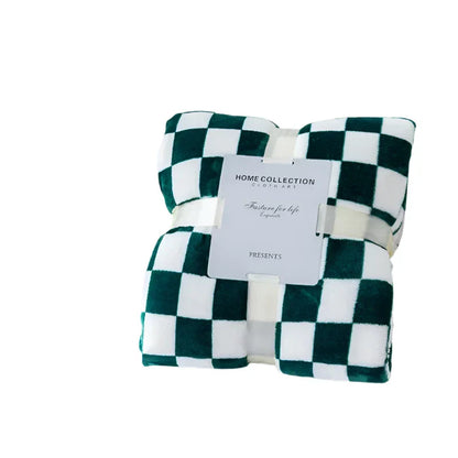 Dazzluxe Plaid Flanel Dekbed Zacht en Warm