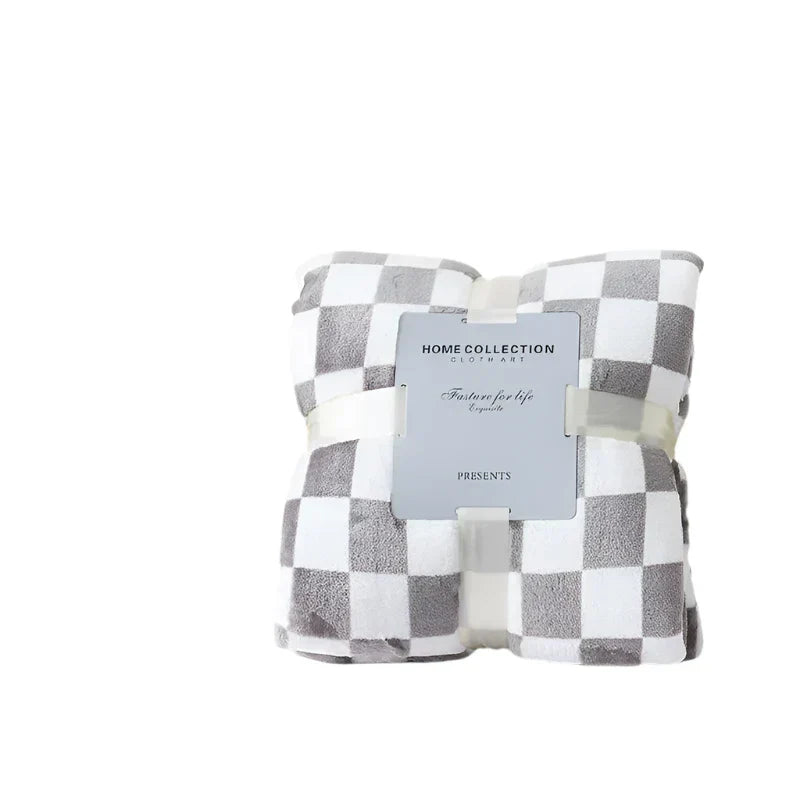 Dazzluxe Plaid Flanel Dekbed Zacht en Warm