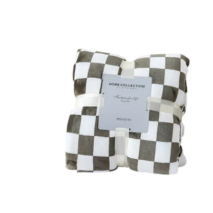 Dazzluxe Plaid Flanel Dekbed Zacht en Warm