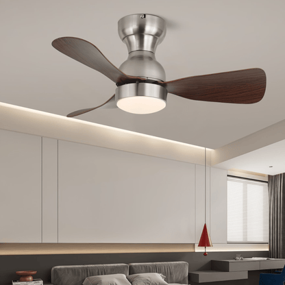 Moderne Plafondventilator met Geïntegreerde LED-Verlichting Ø70 cm – Stilte & Stijl