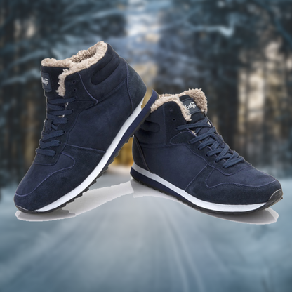 Heren Winterschoenen Warm en Waterdicht met Bontvoering