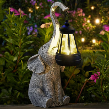Tuinlamp Olifant Solar LED Automatisch Buiten Decoratie Tuin Terras Weerbestendig Zonne-energie Tuinfiguur Sfeerverlichting