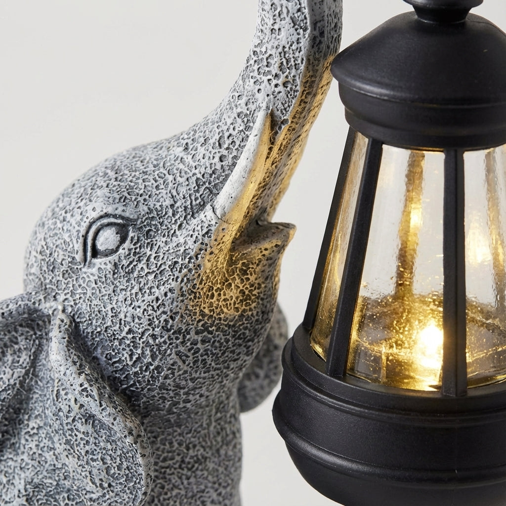 Tuinlamp Olifant Solar LED Automatisch Buiten Decoratie Tuin Terras Weerbestendig Zonne-energie Tuinfiguur Sfeerverlichting