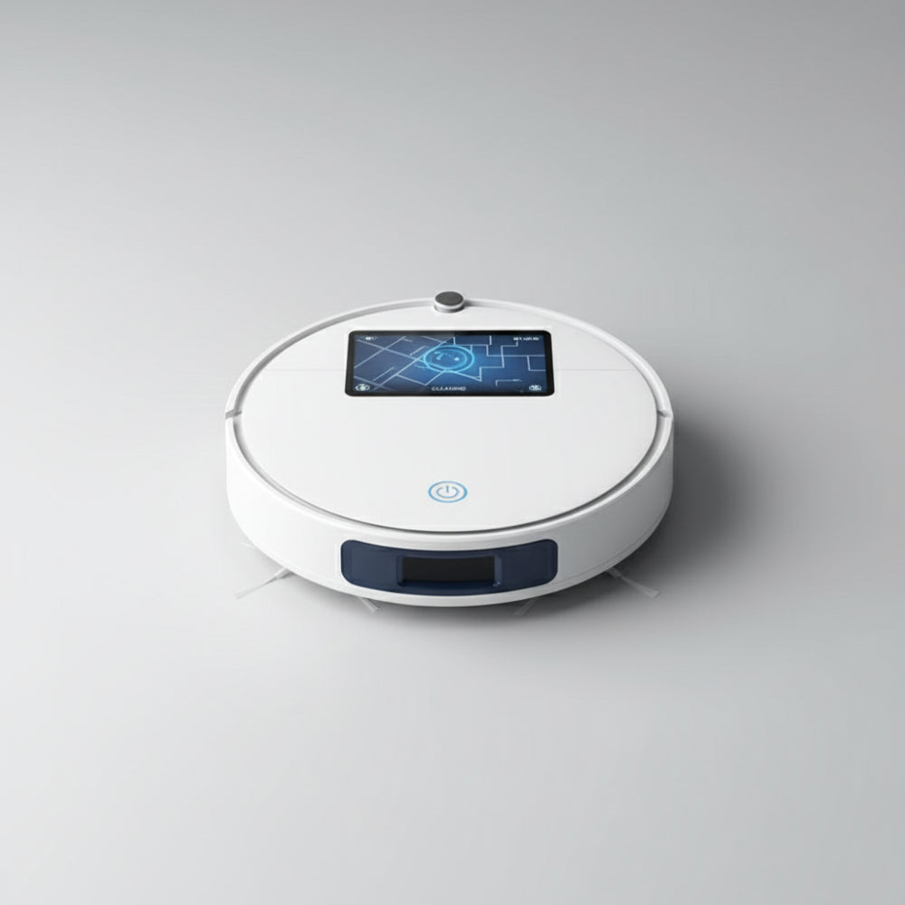 Compacte Robotstofzuiger met AI Navigatie voor Tapijt Parket Laminaat