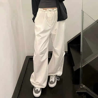 Witte Damesbroek Casual Basic Stijl