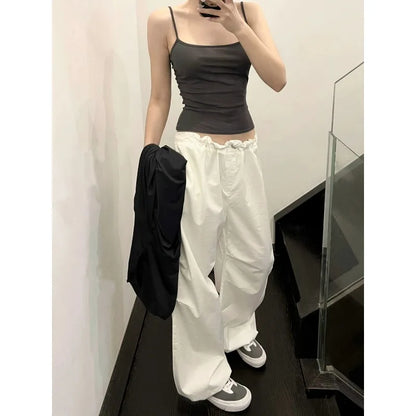 Witte Damesbroek Casual Basic Stijl