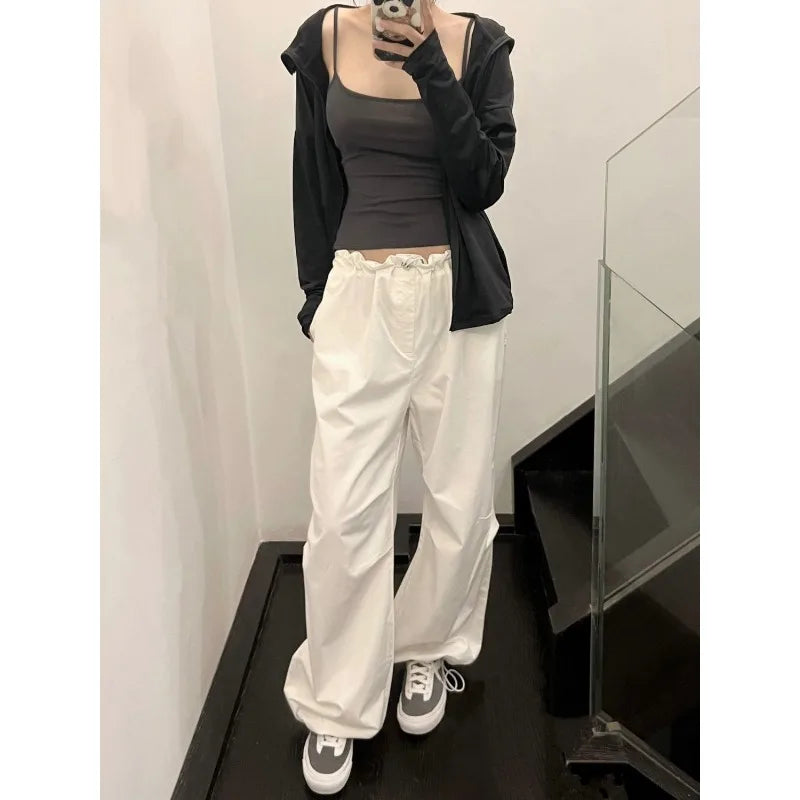 Witte Damesbroek Casual Basic Stijl