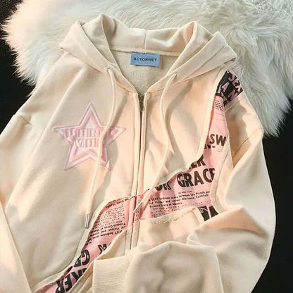Dames Hoodie Oversized Comfortabel Met Leuke Prints