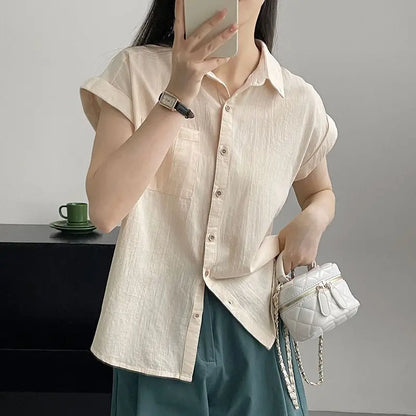 Vrouwelijke Blouse Klassiek Vintage Stijl
