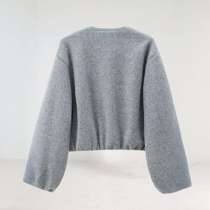 Korte Damesjas met Ballonmouwen Delfina Stijl