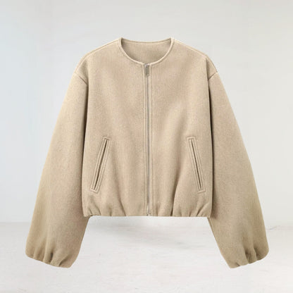 Korte Jas Met Ballonmouwen Delfina Stijl